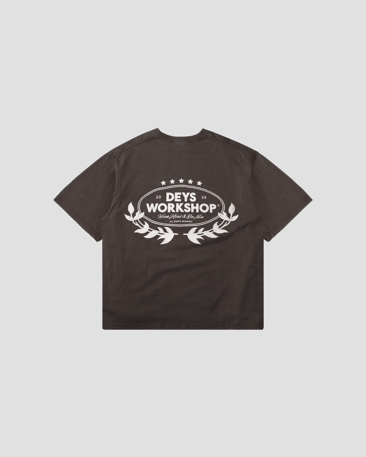 Ventura Tee - Washed Brown — view 5